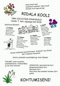Ridala Kooli Solistide Konkurss