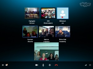 ekraanitõmmis Skype konverentsist