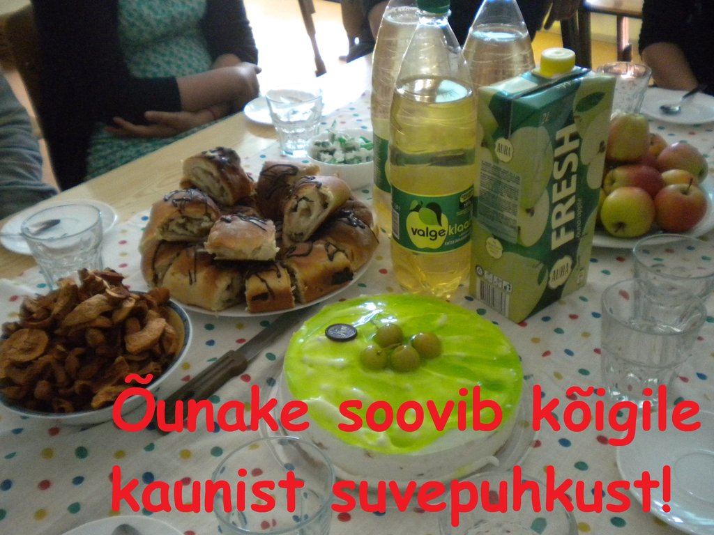 Õunake soovib kõigile kaunist suvepuhkust!
