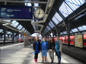 Karlsruhe raudteejaamas kojusõitu alustamas